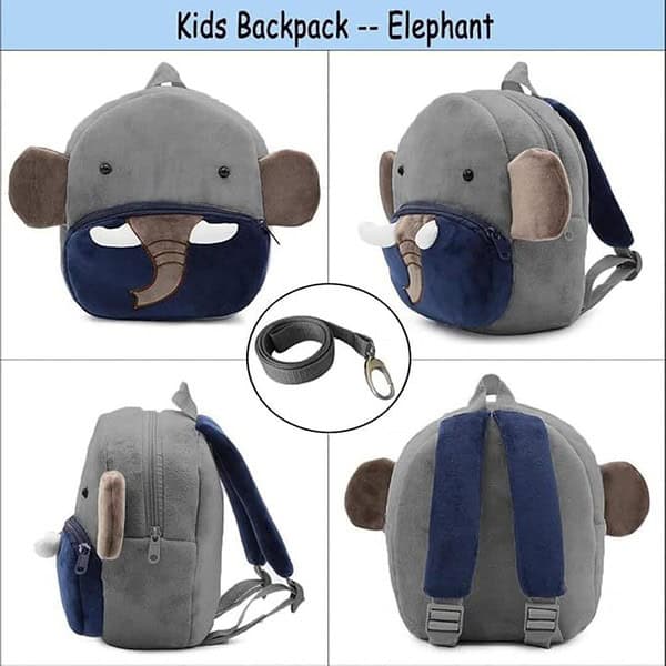 Frantic Kids Soft Cartoon Animal Soft Plush Preschool School Bag 2 - LXINDIA.COM