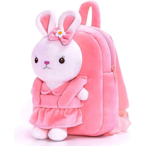 Frantic Kids Velvet School Bag Plush Cute Backpack 1 - LXINDIA.COM