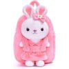 Frantic Kids Velvet School Bag Plush Cute Backpack - LXINDIA.COM