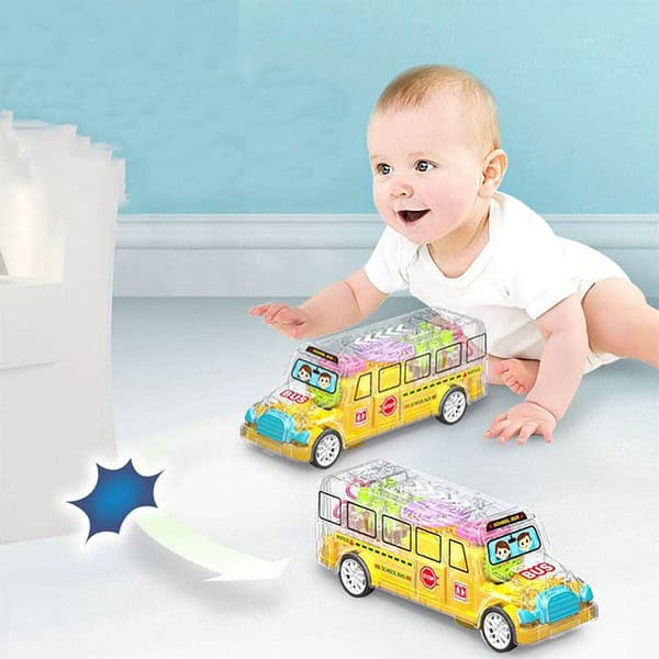 Fun Blast Transparent 3D Bus Toy a - LXINDIA.COM