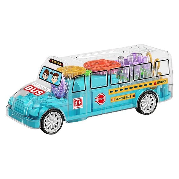 Fun Blast Transparent 3D Bus Toy c - LXINDIA.COM