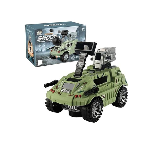 FunBlast Armored Vehicles Army Truck Toy with Light and Sound - LXINDIA.COM