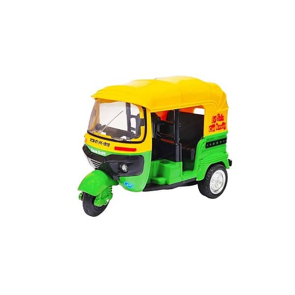 FunBlast Auto Rickshaw Friction Power Auto Toys Bump and Go Auto Rickshaw - LXINDIA.COM