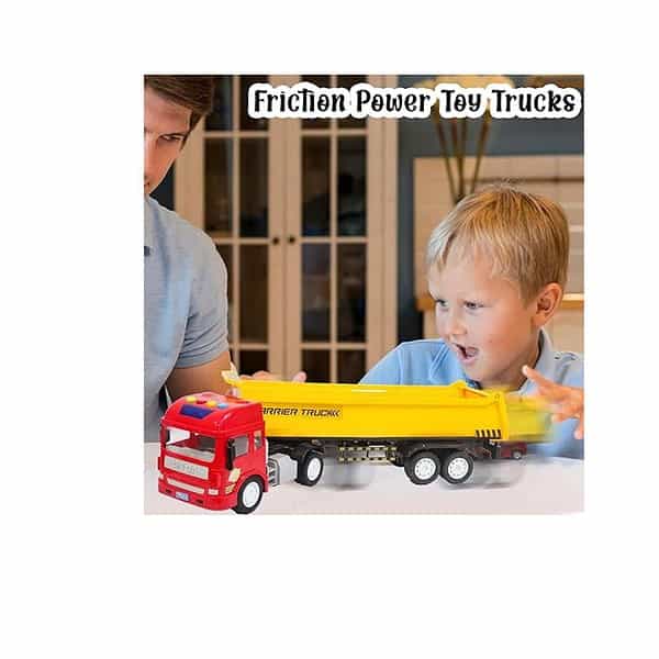 FunBlast Carrier Truck Toy Pull Back Long Vehicles Dumper Toy B - LXINDIA.COM