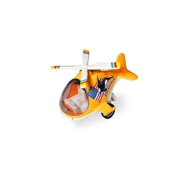 FunBlast Helicopter Toy for Kids Friction Powered Metal Helicopter Yellow - LXINDIA.COM