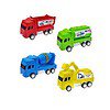 FunBlast Pull Back Vehicles Mini Truck Toys Set of 4 - LXINDIA.COM