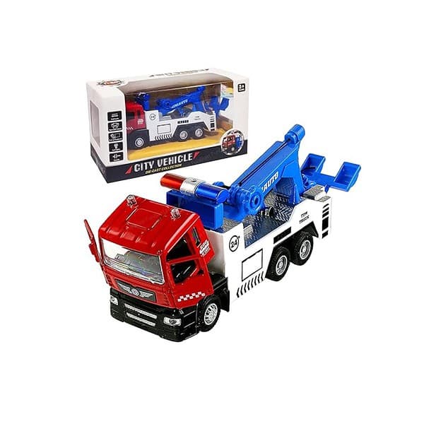 FunBlast Towing Truck Toy Diecast Towing Truck Toy with Light and Sound - LXINDIA.COM