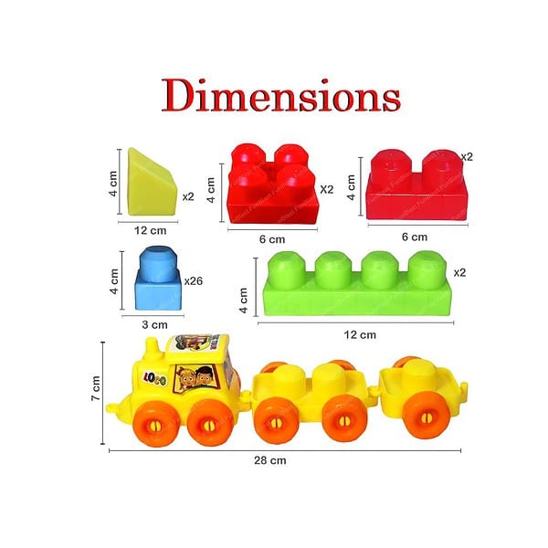 FunBlast Train Engine Building Blocks for Kids 2 - LXINDIA.COM