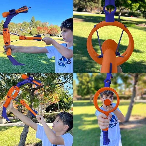 Funwares Mighty Ring Strike Kids Bow and Arrow C - LXINDIA.COM