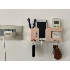 GEOCARTER Wall Mobile Holder Multi Purpose Phone Charging Stand Pack 1 - LXINDIA.COM