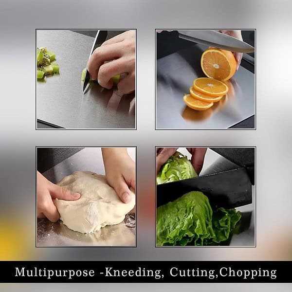 GLUN Stainless Steel Chopping Board1 - LXINDIA.COM