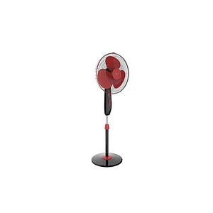 GM Livo Plus 400 mm NS Pedestal Fan Red Black - LXINDIA.COM