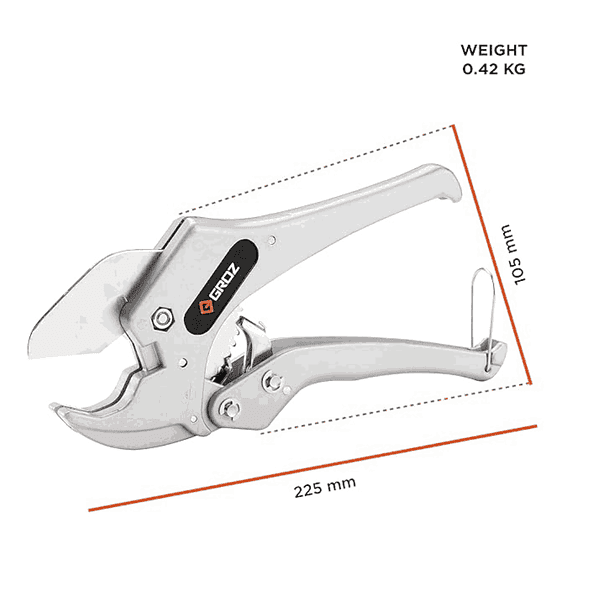 GROZ Ratcheting Pipe Cutter with One Handed Operation1 - LXINDIA.COM