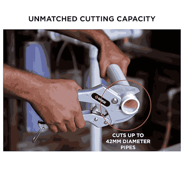 GROZ Ratcheting Pipe Cutter with One Handed Operation2 - LXINDIA.COM