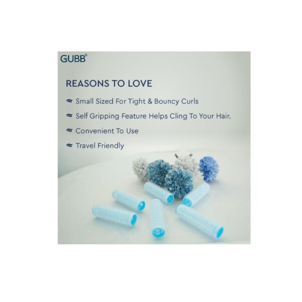 GUBB Hair Roller Curlers Set of 6 PACK OF 1 Blue A - LXINDIA.COM