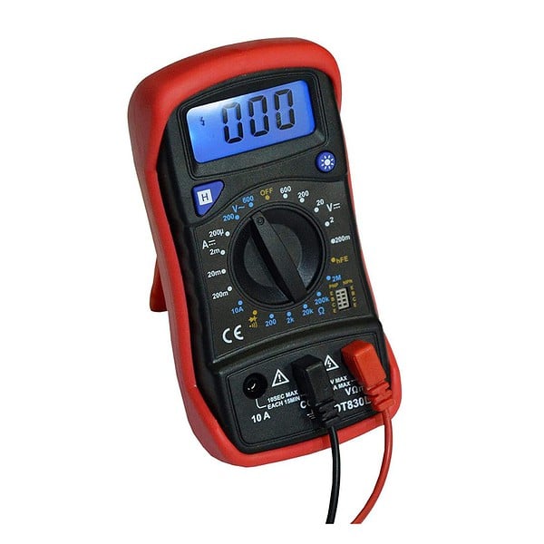 GUNK 830L 3 Digit 600 ACDC Voltage Digital Multimeter - LXINDIA.COM