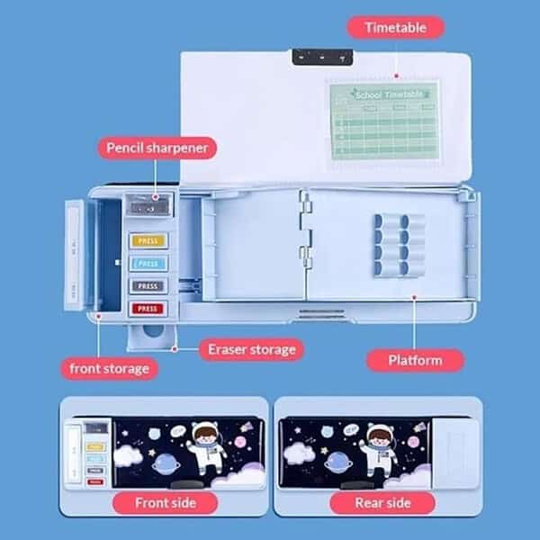 Galaxy Hi Tech Space Compass Box Multifunctional Pencil Box for Kids2 - LXINDIA.COM