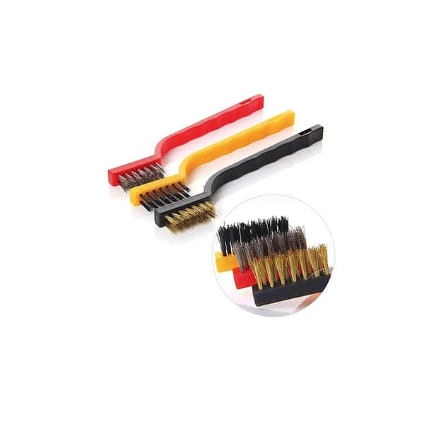 Garden Of Arts Set of 3 Pc Mini Wire Brush - LXINDIA.COM