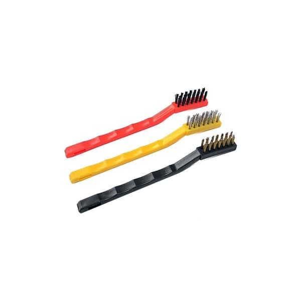 Garden Of Arts Set of 3 Pc Mini Wire Brush A - LXINDIA.COM