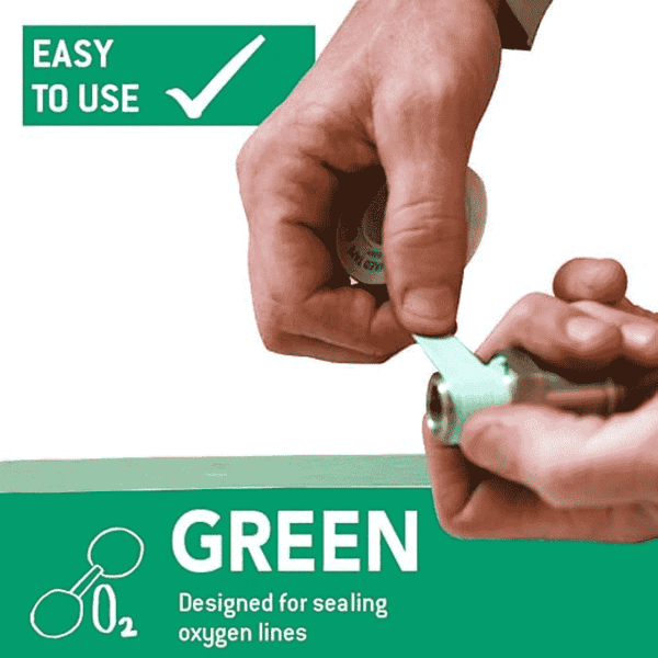 Gasoila Green PTFE High Density Thread Tape Pack of 31 - LXINDIA.COM