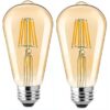 Gesto 4W E27 E26 Base Filament Bulbs Filament Antique Bulb Pack Of 2 - LXINDIA.COM