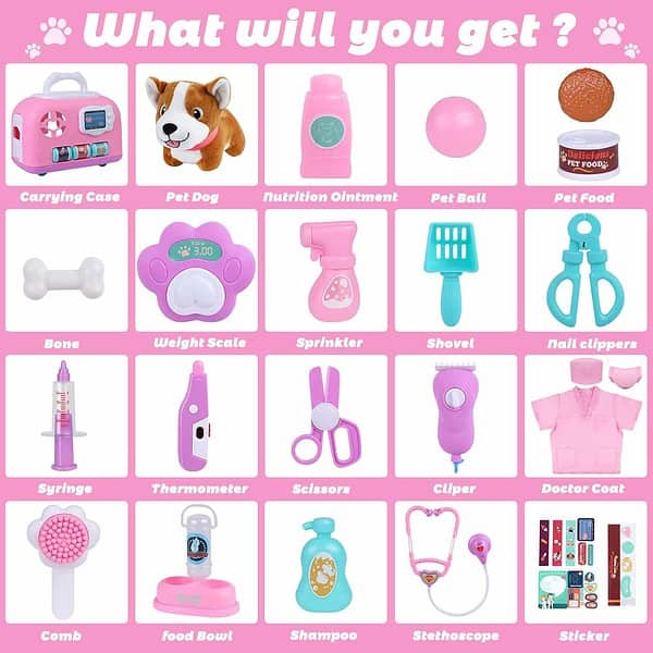 Gifts2U Pet Care Cage and Vet Clinic Doctor Set for Kids 01 min - LXINDIA.COM