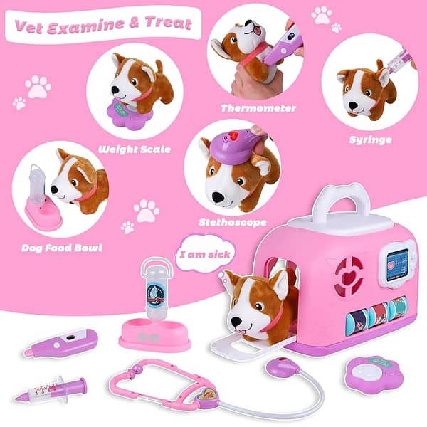 Gifts2U Pet Care Cage and Vet Clinic Doctor Set for Kids 02 min - LXINDIA.COM