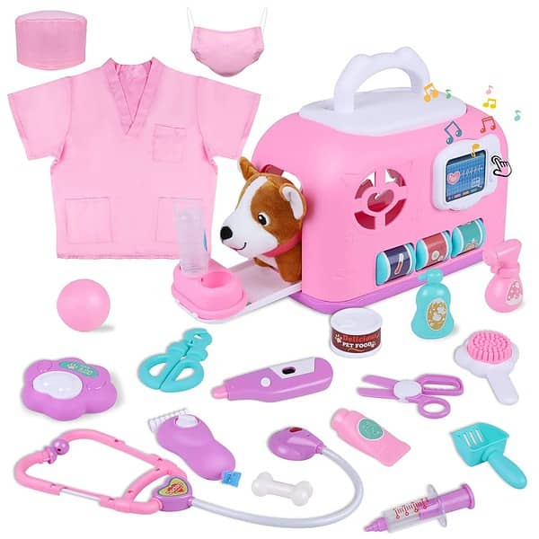 Gifts2U Pet Care Cage and Vet Clinic Doctor Set for Kids min - LXINDIA.COM