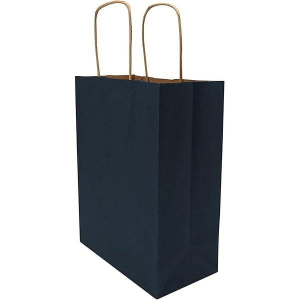 Gitanjali Paper Curves Gift Paper Bag Blue Color 4 - LXINDIA.COM