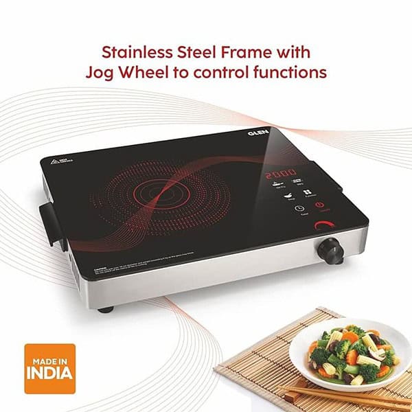 Glen Infrared Induction Stoves 2000w with 3 Preset Cooking Functions 1 - LXINDIA.COM