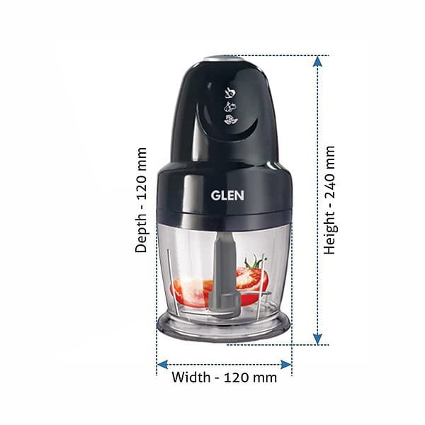 Glen Mini Electric Chopper 250 Watt With Extra Bowl b - LXINDIA.COM