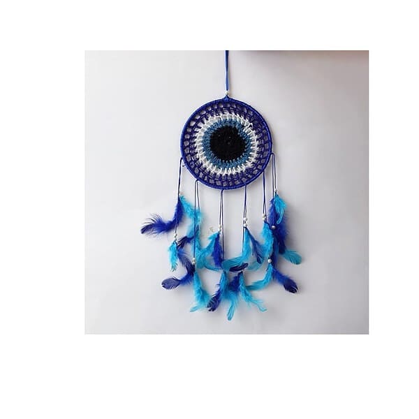 Good Aura Store Handmade Dream Catchers Wall Hangings Blue - LXINDIA.COM