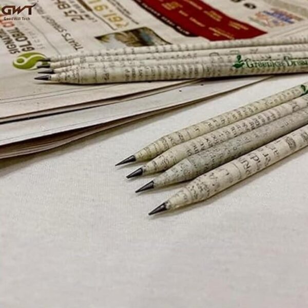 GoodWill Tech Recycled Newspaper Pencils For Kids Pack Of 202 - LXINDIA.COM