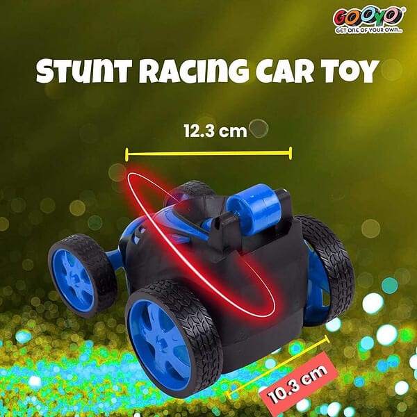 Gooyo DB2060 Rechargeable Small Stunt Car Toy Blue b 1 - LXINDIA.COM