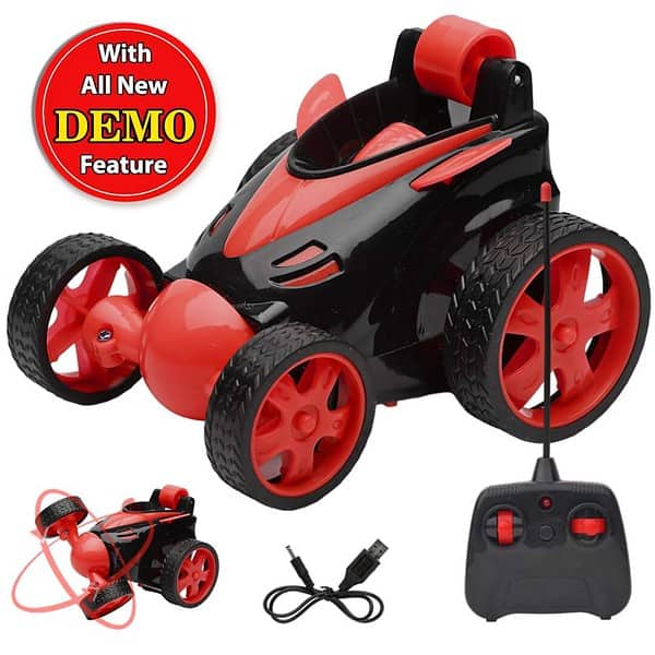 Gooyo DB2060 Rechargeable Small Stunt Car Toy Red A - LXINDIA.COM