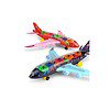 Goyals Gear Display Transparent Airplane with 3D Flashing LED Lights and Music Gear Airplane - LXINDIA.COM