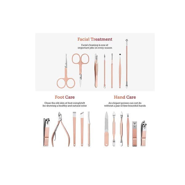 Greenhood Stainless Steel Professional Manicure Set B 1 - LXINDIA.COM