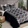 Gulmohar ModelCalifornia King Size bedsheet black - LXINDIA.COM