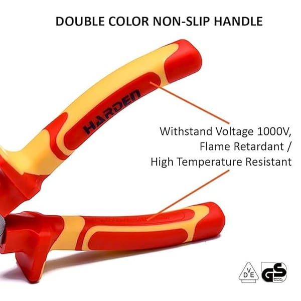 HARDEN 8inch Insulated Combination VDE Plier can Withstand 1000V3 - LXINDIA.COM