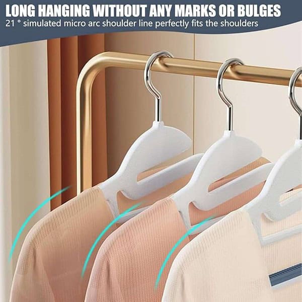 HASTHIP 10 Pack Plastic Clothes Hangers 2 - LXINDIA.COM