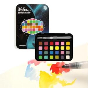 HASTHIP 24 Color Watercolor Paint Set with Brush Pen - LXINDIA.COM