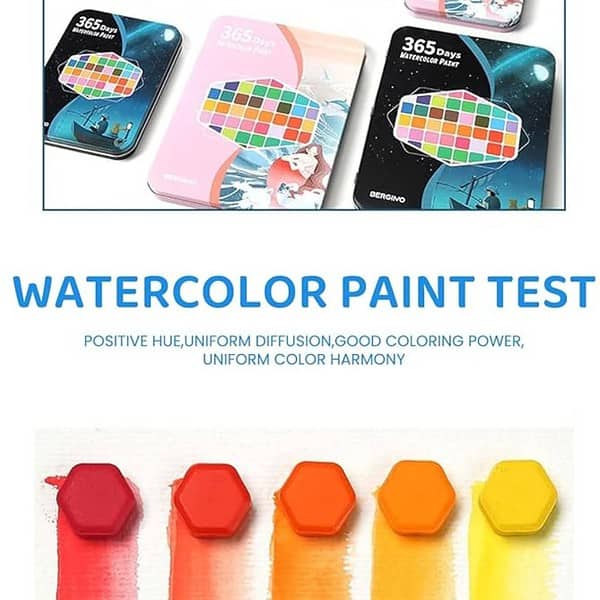 HASTHIP 24 Color Watercolor Paint Set with Brush Pen2 - LXINDIA.COM