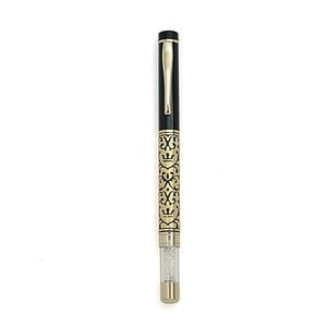 HAYMAN 24 Ct Gold Plated Crystal Designer Roller Ball Pen with Box - LXINDIA.COM