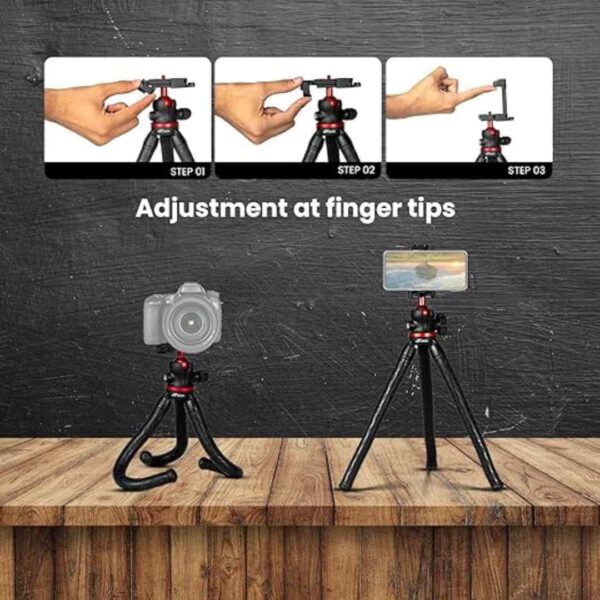 HIFFIN HTR11 Mini Flexible Tripod2 - LXINDIA.COM