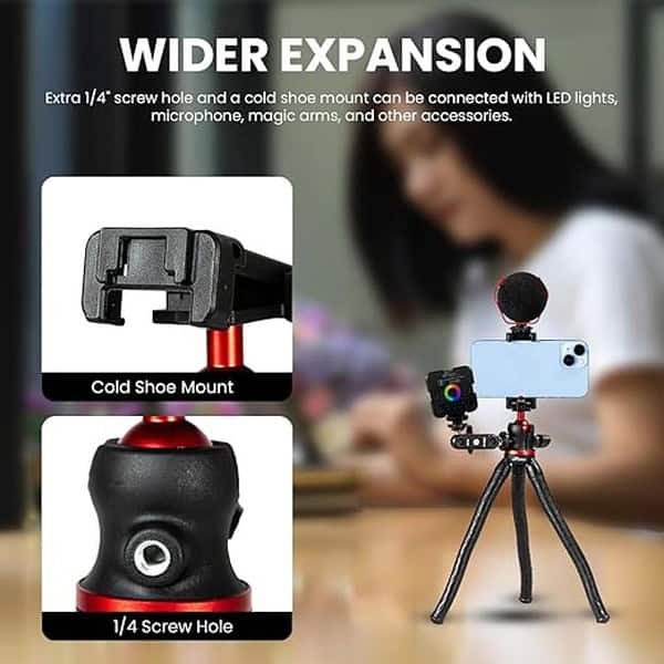 HIFFIN HTR11 Mini Flexible Tripod3 - LXINDIA.COM