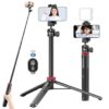 HIFFIN HTR44 Extendable Phone Tripod with Bluetooth Button 1 - LXINDIA.COM