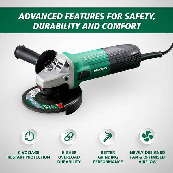 HIKOKI Corded Angle Grinder 600W G10SS22 - LXINDIA.COM