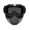 HMV MALL Motorcycle Helmet Riding Goggles Glasses With Removable Face Mask - LXINDIA.COM