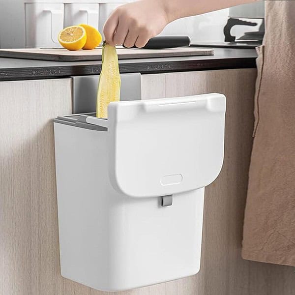 HOKIPO Plastic Hanging Wall Mounted Dustbin 1 - LXINDIA.COM