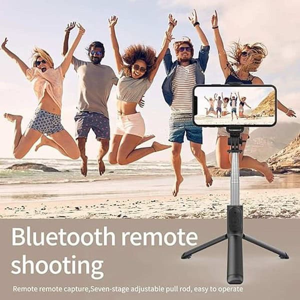 HOLD UP Extendable Selfie Stick with Wireless Remote and Tripod Stand3 - LXINDIA.COM